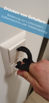 Preview: No Touch - Multifunktionsring zur Keim-Kontakt-Vermeidung